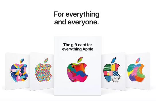 苹果新的通用礼品卡