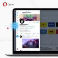 Opera已将Twitter嵌入其桌面浏览器