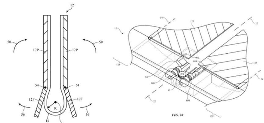 苹果公司最近为可折叠iPhone设计申请了专利