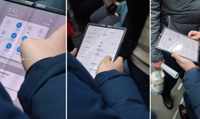 小米可折叠智能手机的原型揭示