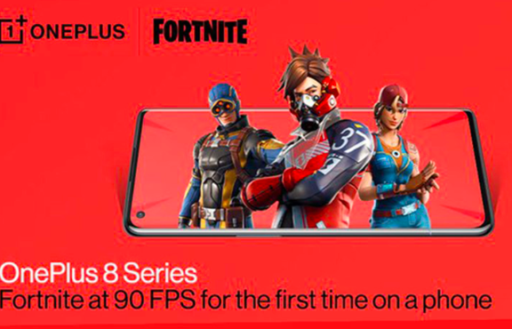 OnePlus 8可以90 fps的速度运行Fortnite