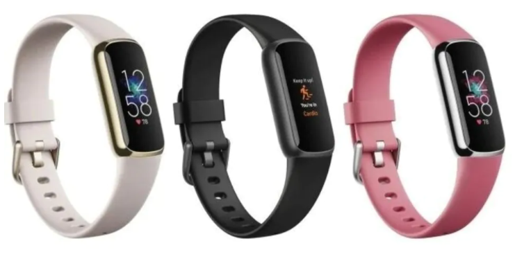 Fitbit Luxe泄漏的图像显示OLED显示屏和不锈钢机身