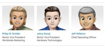 ​苹果的Memoji执行团队头像爆了表情符号