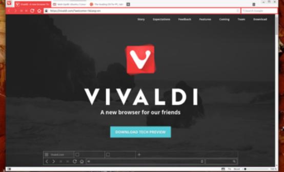 Vivaldi的Android浏览器退出了测试版