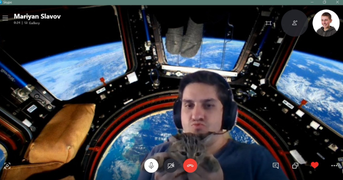 Skype使用自定义背景为视频通话增添趣味