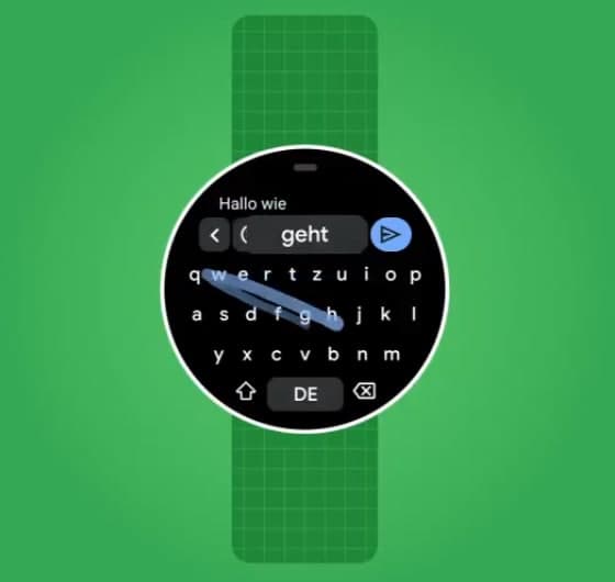 Google  Wear  OS增加了Gboard输入法，将支持QWER全键盘输入