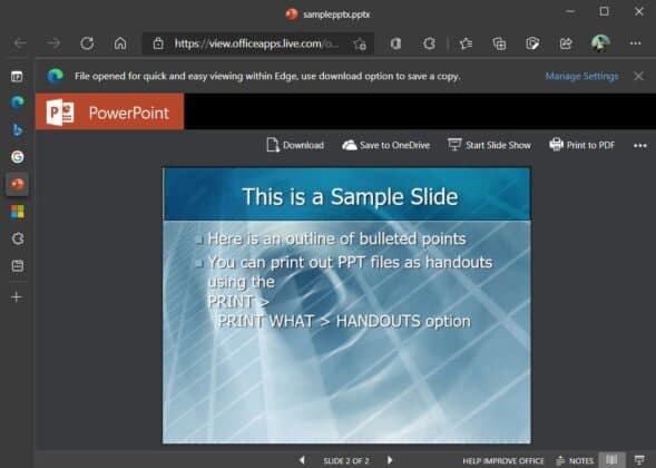 Microsoft Edge浏览器集成了Office：一键打开Word，Excel和PowerPoint文档