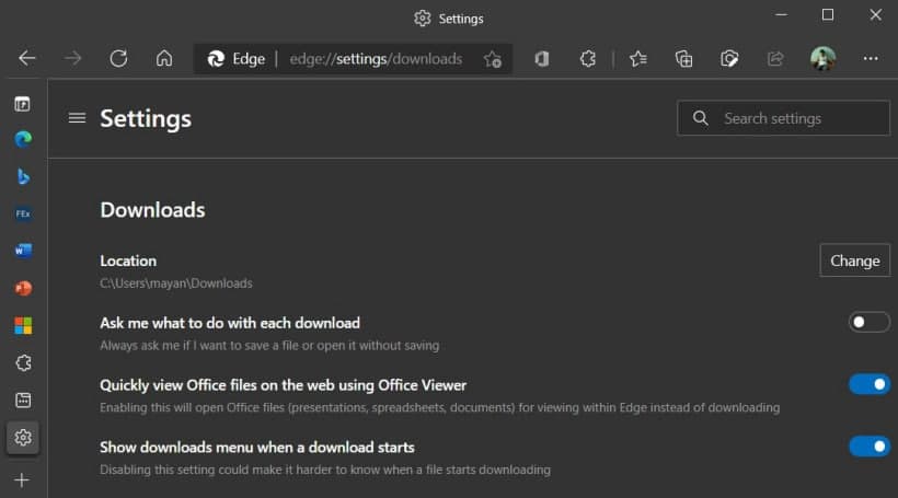 Microsoft Edge浏览器集成了Office：一键打开Word，Excel和PowerPoint文档