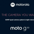 前沿数码资讯：摩托罗拉发布MotoG10和MotoG30