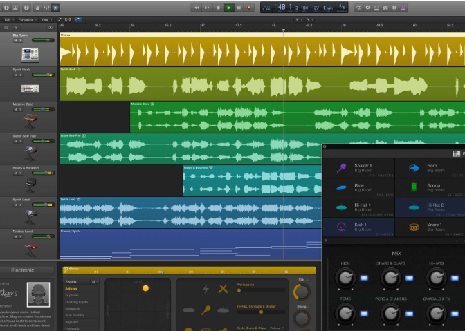 Apple为音乐家推出Logic Pro X 10.5