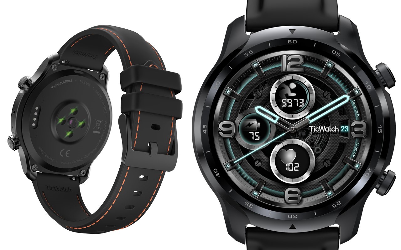 TicWatch Pro 3随Wear OS一起发布并拥有丰富的跟踪功能