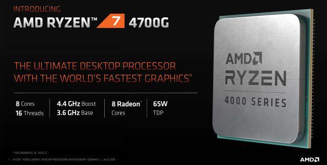AMD的4700G APU是单芯片上的中端PC