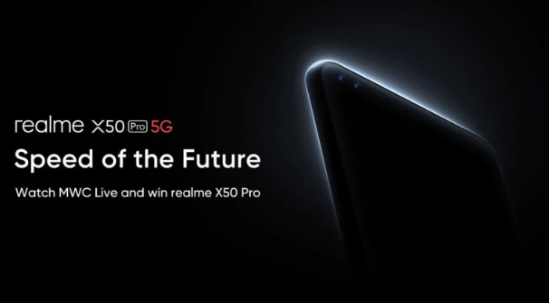 ​Realme X50 Pro 5G配备65W SuperDart Charge技术与双打孔相机  