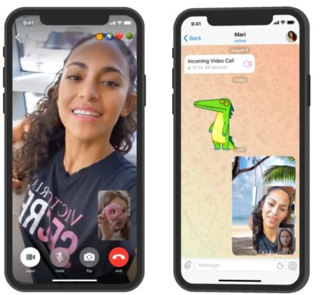 Telegram终于有了视频通话功能