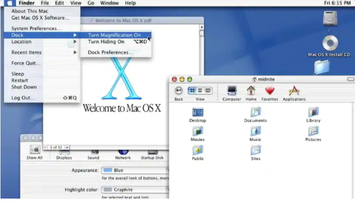 自Mac  OS  X发售以来已有20年了