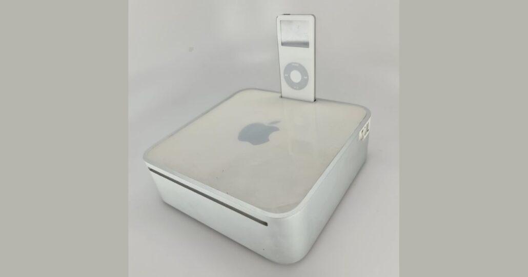 苹果曾经想像一个内置了iPod基座的Mac  mini