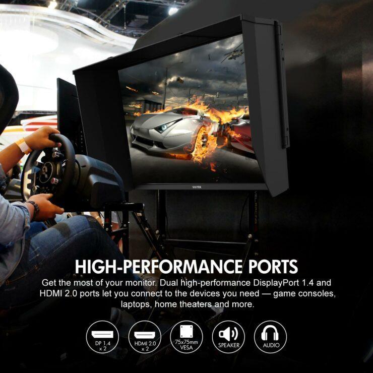 Viotek宣布推出GFI27QXA   27英寸，4K  UHD显示器和144Hz  HDR就绪显示器