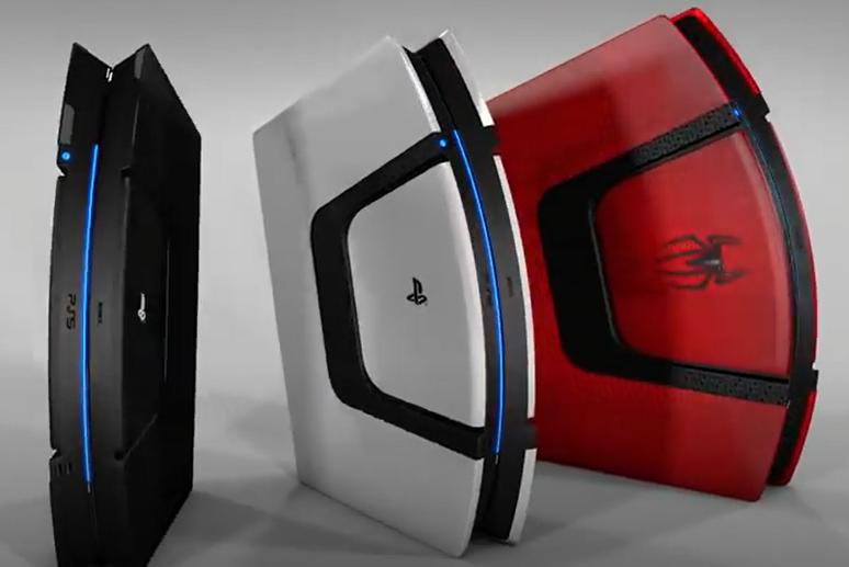 新的PS5概念设计图提供了时髦的散热风扇解决方案，以及未来PS5游戏的截图