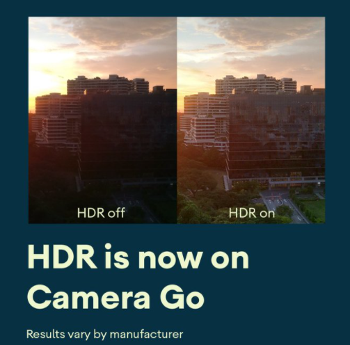 Google的Camera  Go应用程序现在可让您拍摄HDR照片