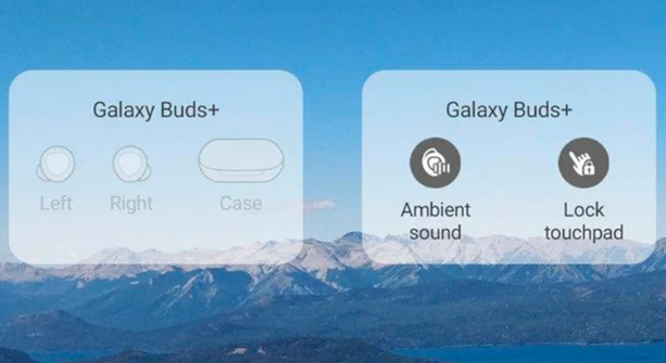 最新的Samsung  Galaxy  Buds和Buds  +插件将小部件带到主屏幕