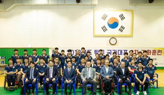 韩国土生土长“大韩民国残疾人乒乓球国家代表队选手”