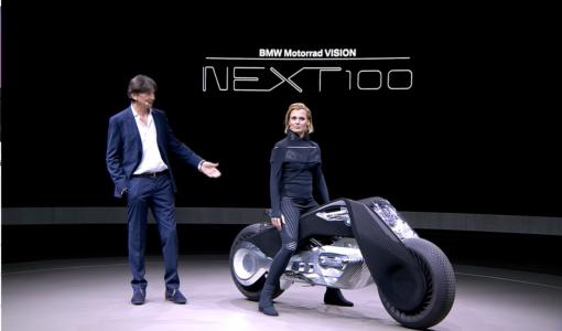 BMW  MotorradVisionDCRoadster是未来的电动自行车