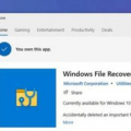 Windows文件恢复是一个命令行工具