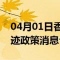 04月01日香港前往大兴安岭最新出行防疫轨迹政策消息公布