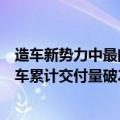 造车新势力中最闪耀的星（国产造车新势力第二家！小鹏汽车累计交付量破20万台）