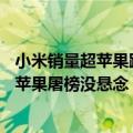 小米销量超苹果跻身全球第二（4月全球销量智能手机一览：苹果屠榜没悬念 小米是亮点）