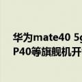 华为mate40 5g发售价（华为5G手机恢复原价 Mate 40、P40等旗舰机开售）