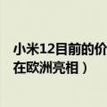 小米12目前的价格（今日最新更新 506欧元!小米12 Lite将在欧洲亮相）
