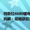 特斯拉4680锂电池（今日最新更新 特斯拉4680型电池单元拆解：规格获初步披露）