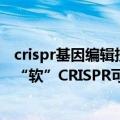 crispr基因编辑技术在基因治疗的潜在应用（今日最新更新 “软”CRISPR可能为遗传缺陷提供新的修复方法）