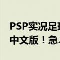 PSP实况足球2010（【psp】实况2010完美中文版！急......）