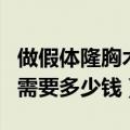 做假体隆胸术大概多少钱（人体假胸手术大约需要多少钱）