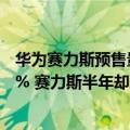 华为赛力斯预售量（今日最新更新 华为卖车后销量暴增250% 赛力斯半年却净亏17亿）