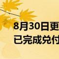 8月30日更新消息 “19兰州城投PPN008”已完成兑付