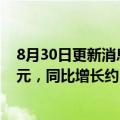 8月30日更新消息 广汽集团：上半年实现净利润约57.51亿元，同比增长约32.61%