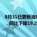 8月31日更新消息 华润置地：上半年股东应占溢利106亿元，同比下降19.2%