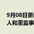 9月08日更新消息 搜狗子公司变更法定代表人和董监事