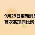 9月29日更新消息 丰田8月全球销量达77.7万辆，12个月来首次实现同比增长