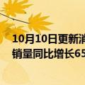10月10日更新消息 宝马集团：前三季度在中国纯电动车型销量同比增长65%