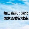 每日资讯：河北省人大常委会原副主任王雪峰接受中央纪委国家监委纪律审查和监察调查