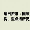 每日资讯：国家卫健委：“乙类乙管”后重点人群、重点机构、重点场所仍是防控重点