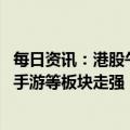 每日资讯：港股午评：两大指数低开后窄幅震荡，苹果概念、手游等板块走强，教育、医美等板块走弱