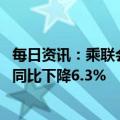每日资讯：乘联会：1月新能源乘用车零售销量达33.2万辆，同比下降6.3%