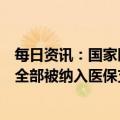 每日资讯：国家医保局：目前获批上市国产新冠治疗用药已全部被纳入医保支付范围