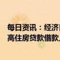 每日资讯：经济日报：释放改善性住房需求潜力，可探索提高住房贷款借款人最高年龄