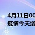 4月11日00时河南濮阳疫情最新数量及濮阳疫情今天增加多少例